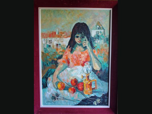 Huile sur toile de Jean ABADIE