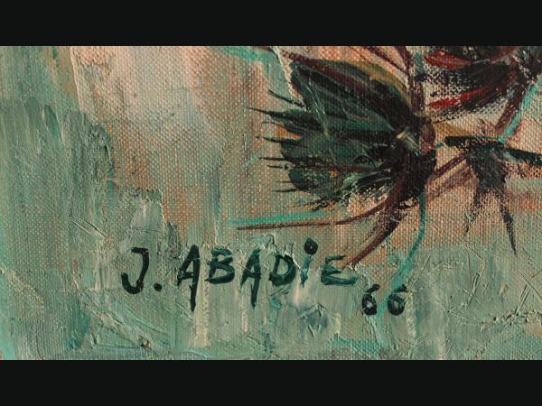 Huile sur toile de Jean ABADIE