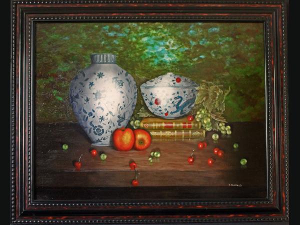 Huile sur panneau Eve CHARLOUTY