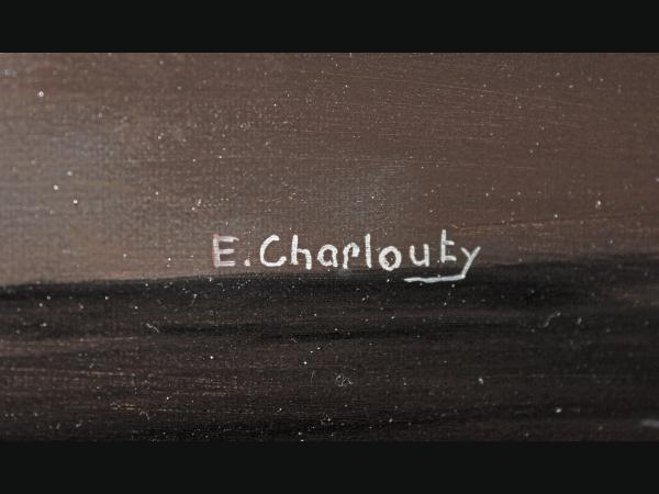 Huile sur panneau Eve CHARLOUTY