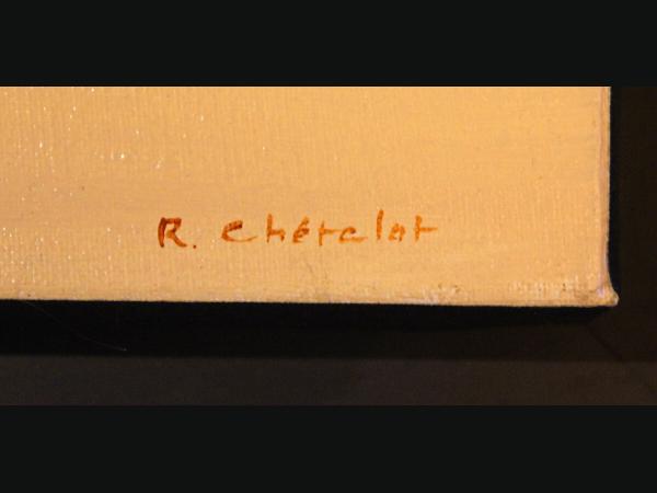 Huile sur toile de Roland CHETELAT