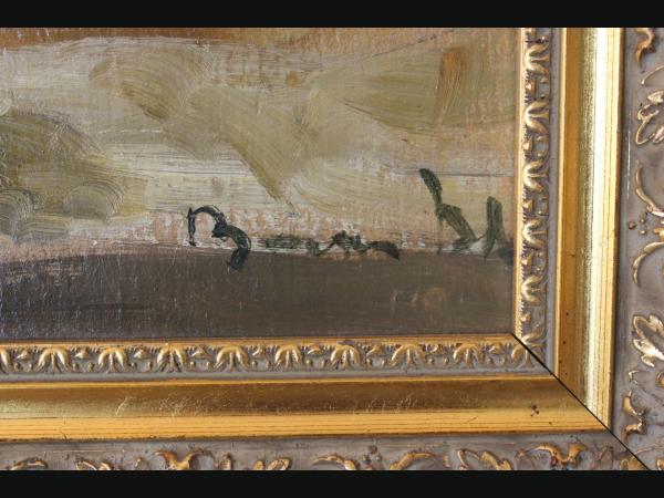 Huile sur toile XXe