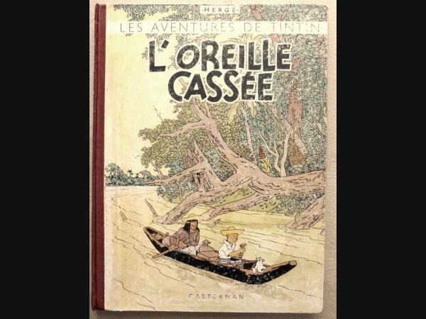 AlBUM tintin l'oreille cassee e o 1943 A 20