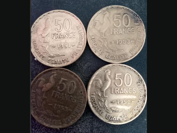 Pièces de 50 francs