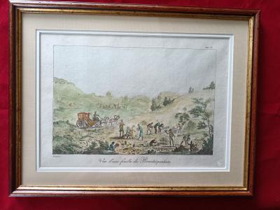 Gravure époque révolutionnaire vers 1800 de Thomas-Charles Naudet.