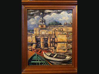 Huile signée KELLER.S