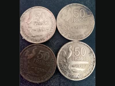 Pièces de 50 francs
